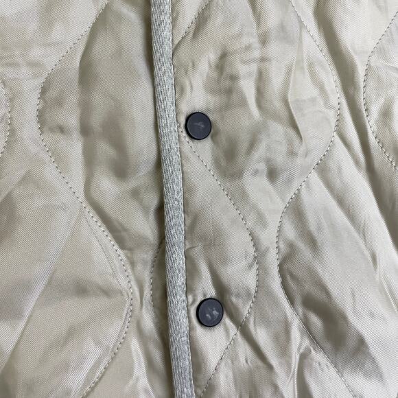 SuitSupply Quilted Bodywarmer Vest Mens XS Gray Jacket Reversible Snap Front - Picture 10 of 13